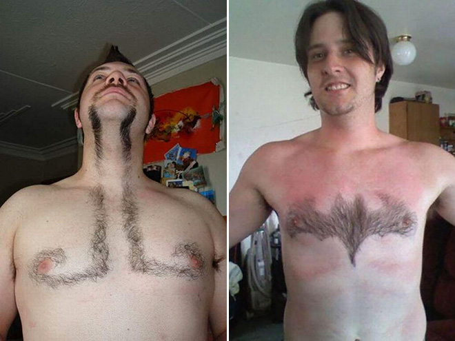 Chest hair art is the best form of art!