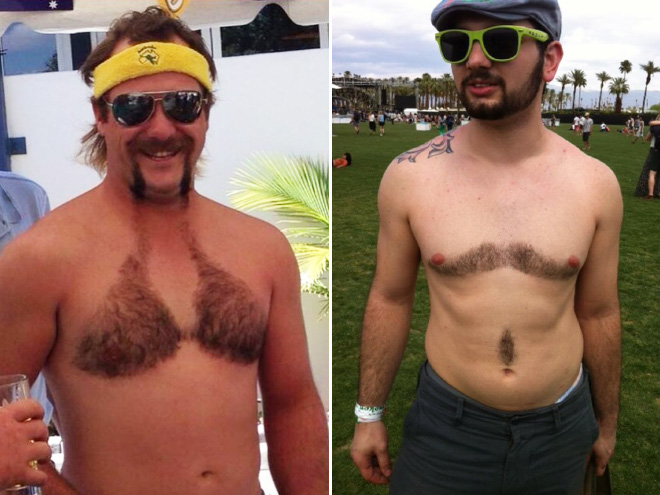 Chest hair art is the best form of art!