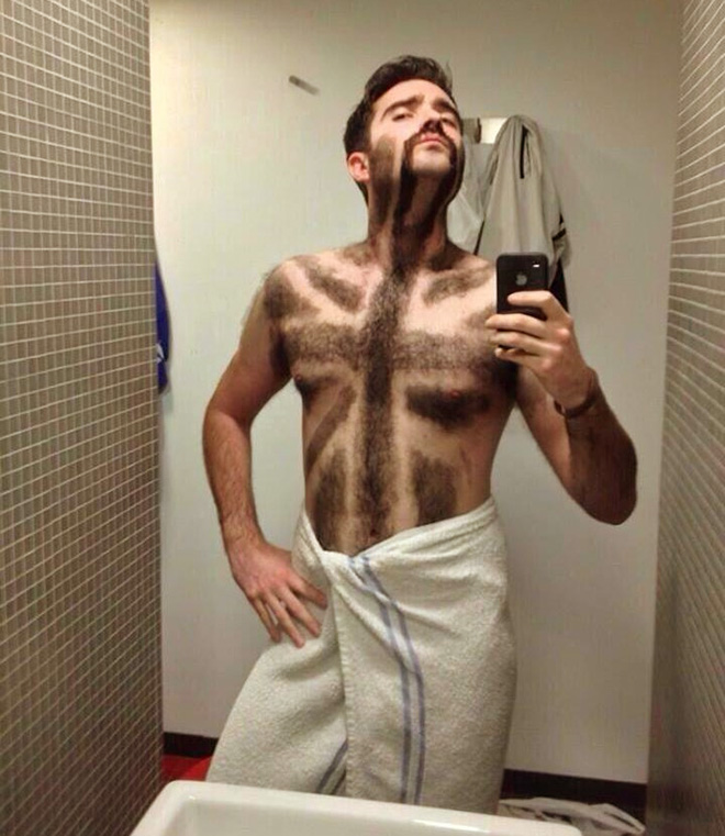 Chest Hair Art Is The Perfect Form of Self-Expression