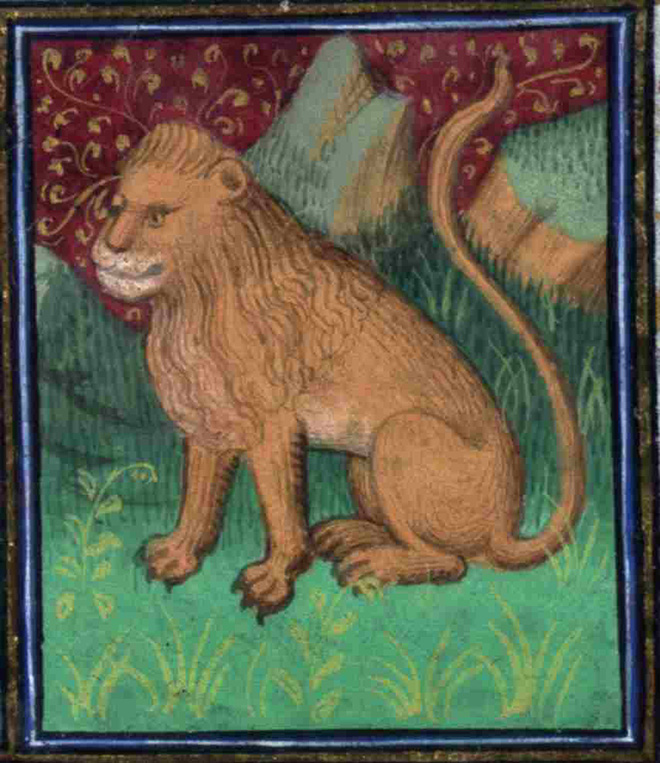 Medieval artists were terrible at drawing lions.