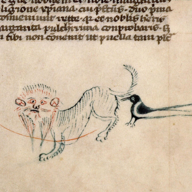 Medieval artists were terrible at drawing lions.