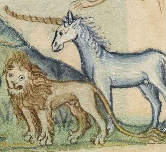 Medieval artists were terrible at drawing lions.