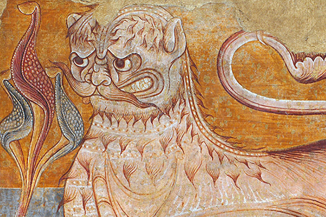 Medieval artists were terrible at drawing lions.