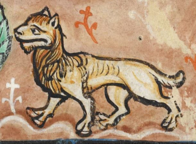 Medieval artists were terrible at drawing lions.