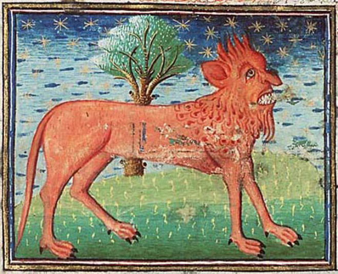 Medieval artists were terrible at drawing lions.