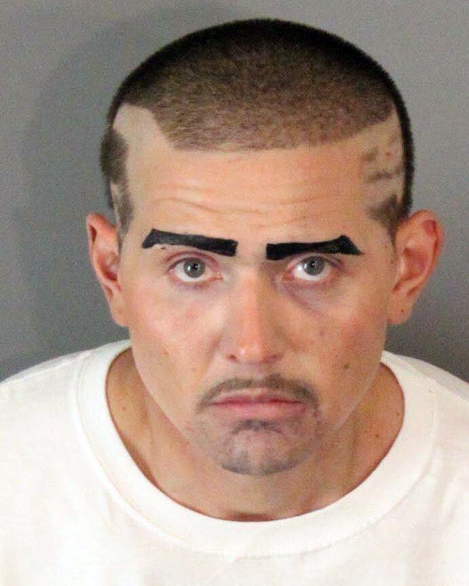 Crazy mugshots are the best source of terrible eyebrows.