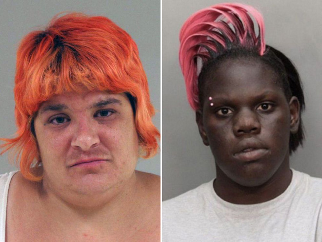 Crazy mugshot haircuts are the best haircuts.