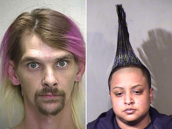 Crazy mugshot haircuts are the best haircuts.