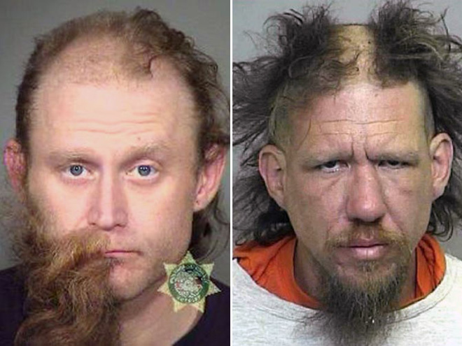 Crazy mugshot haircuts are the best haircuts.