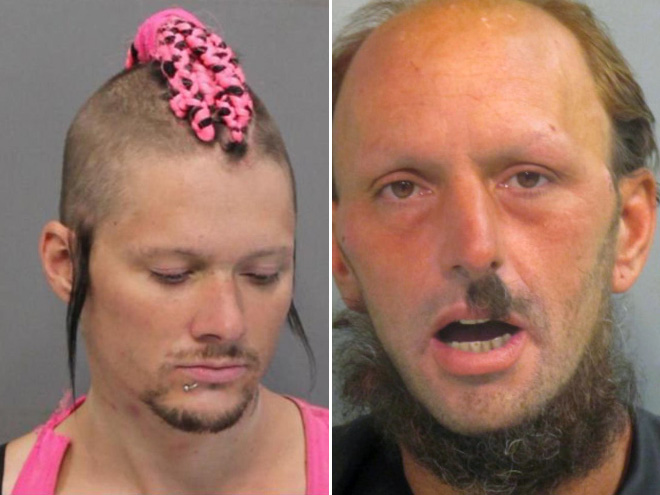 Crazy mugshot haircuts are the best haircuts.