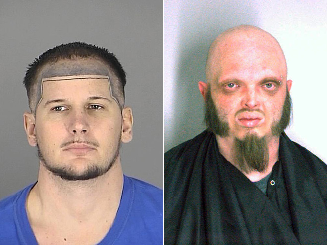 Crazy mugshot haircuts are the best haircuts.