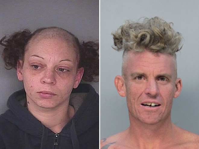 Crazy mugshot haircuts are the best haircuts.