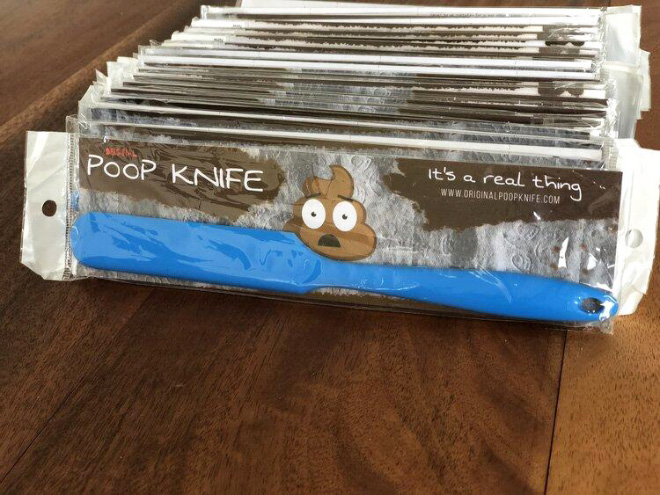 Poop knife will save your life!