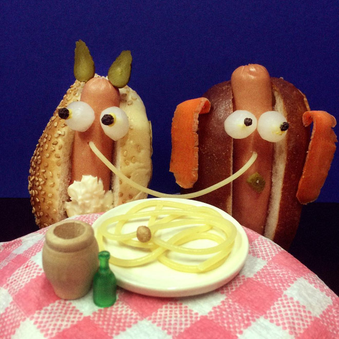 When sausages meet pop culture...