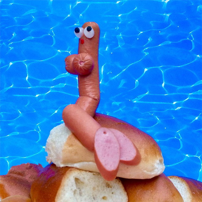 When sausages meet pop culture...