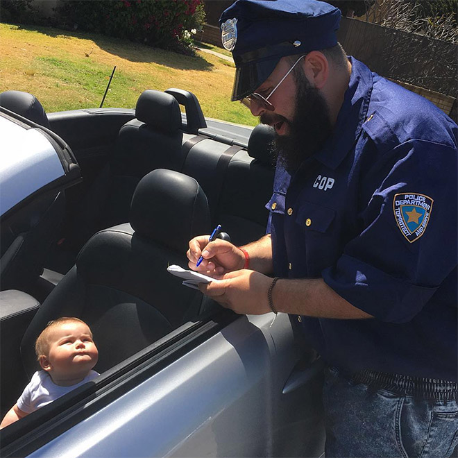 Awesome dad and daughter photo.