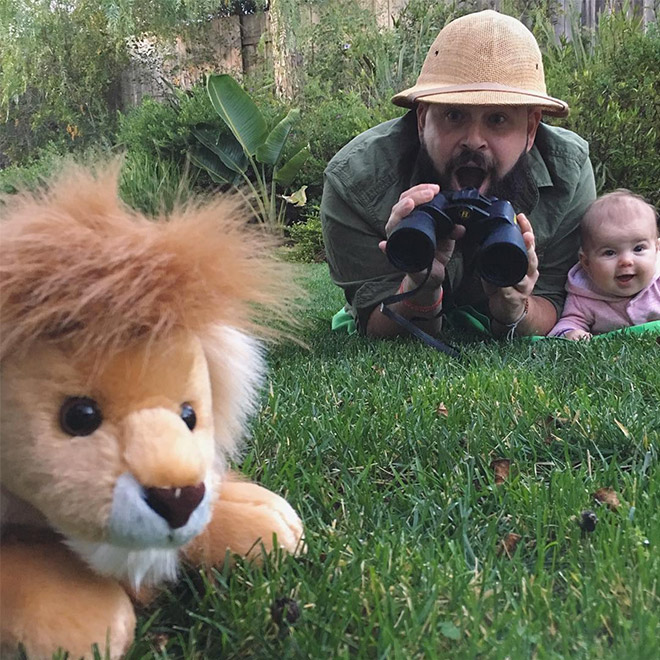 Awesome dad and daughter photo.