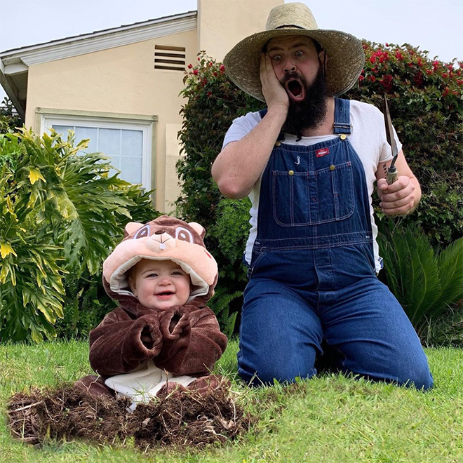 Awesome dad and daughter photo.