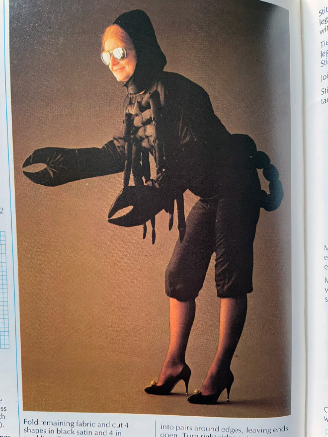 DIY costume from 1986 book.