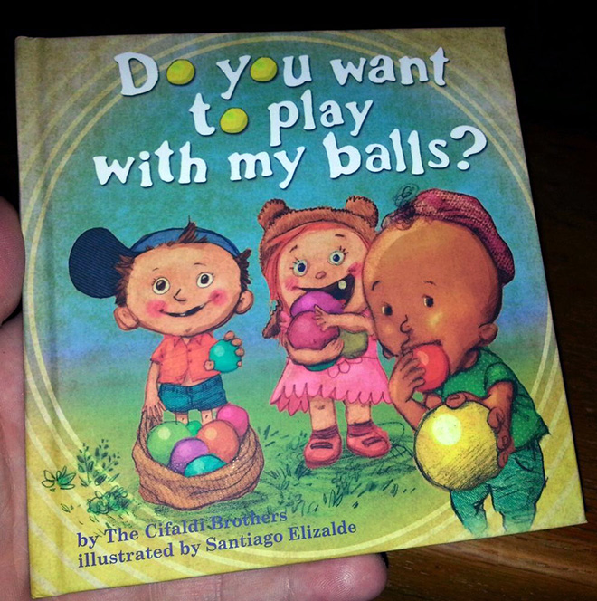 This book sounds dirty, but actually is completely innocent.