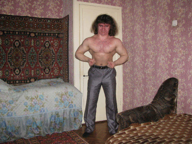 Very seductive profile pic from Russian dating site.