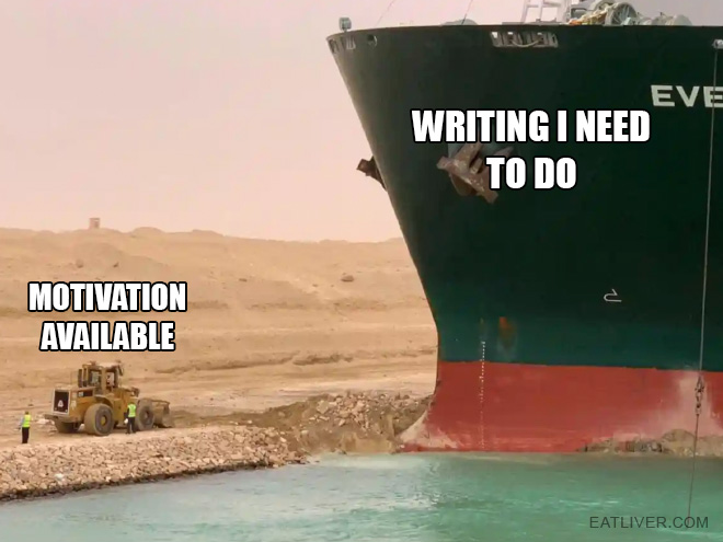 Suez Canal fail meme.