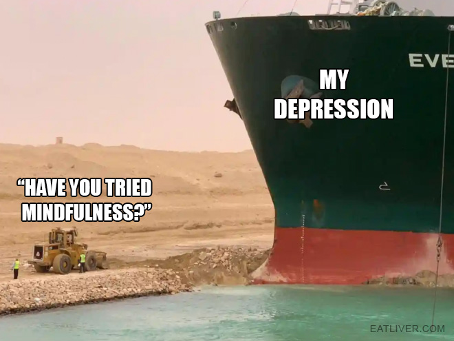 Suez Canal fail meme.