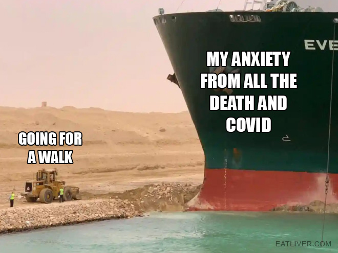 Suez Canal fail meme.