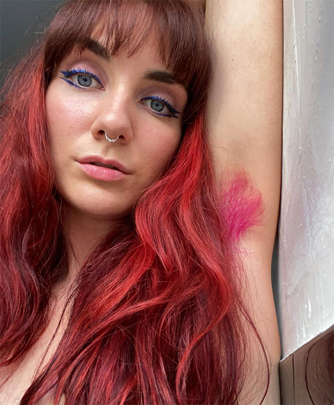 Women With Dyed Armpit Hair (Weird Instagram Beauty Trend)