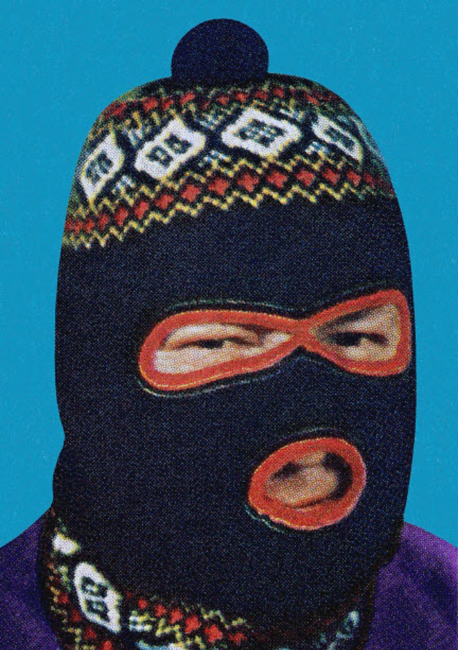 Creepy knitted balaclavas were really popular in 1970s.