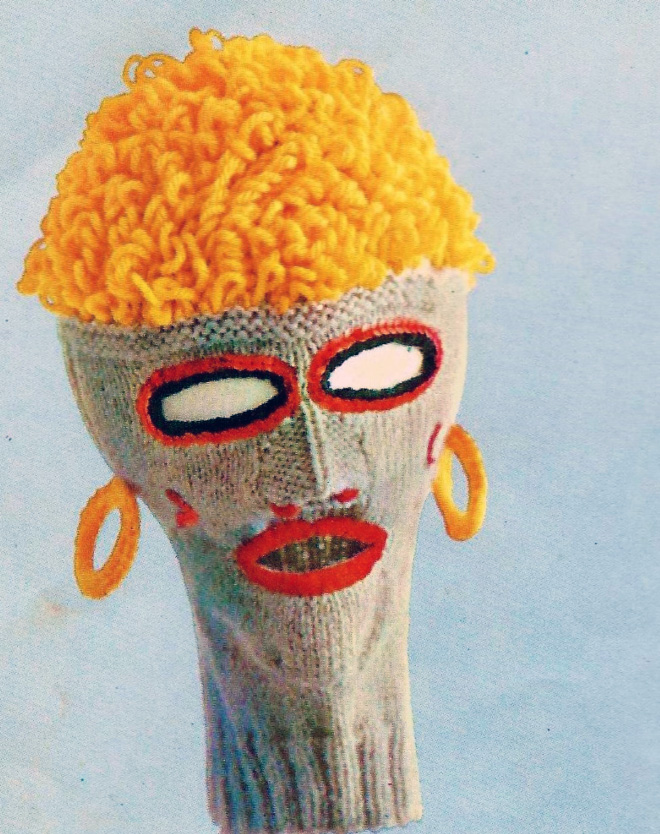 Creepy knitted balaclavas were really popular in 1970s.