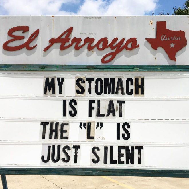 Hilarious restaurant sign.