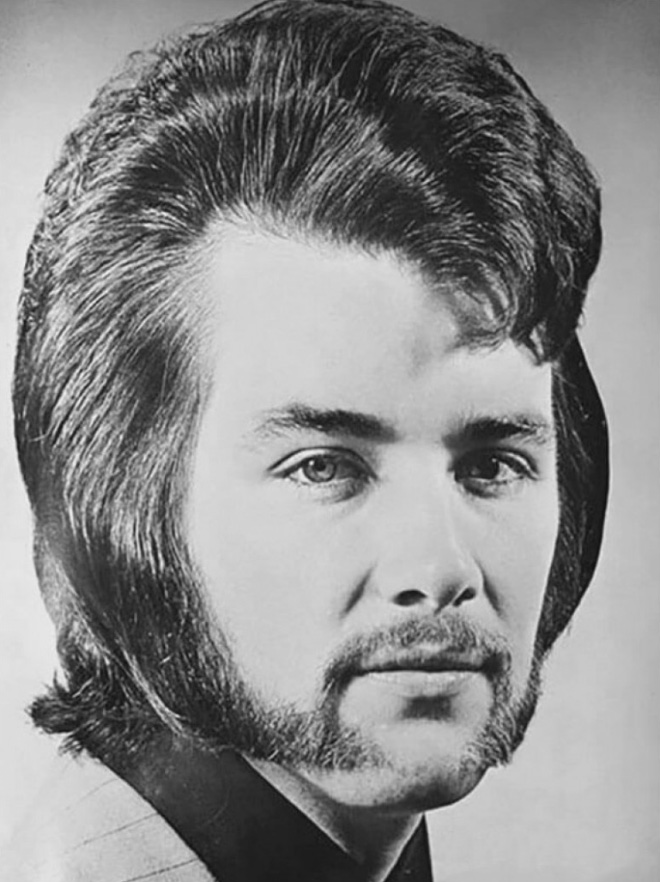 1970s was a weird decade for men's hairstyles.