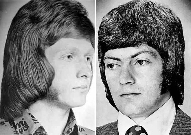 1970s was a weird decade for men's hairstyles.