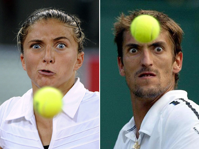 Mind control tennis.