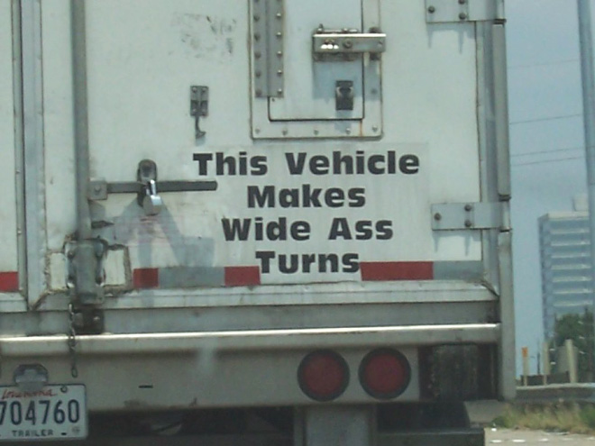 Some trucks are funnier than others...