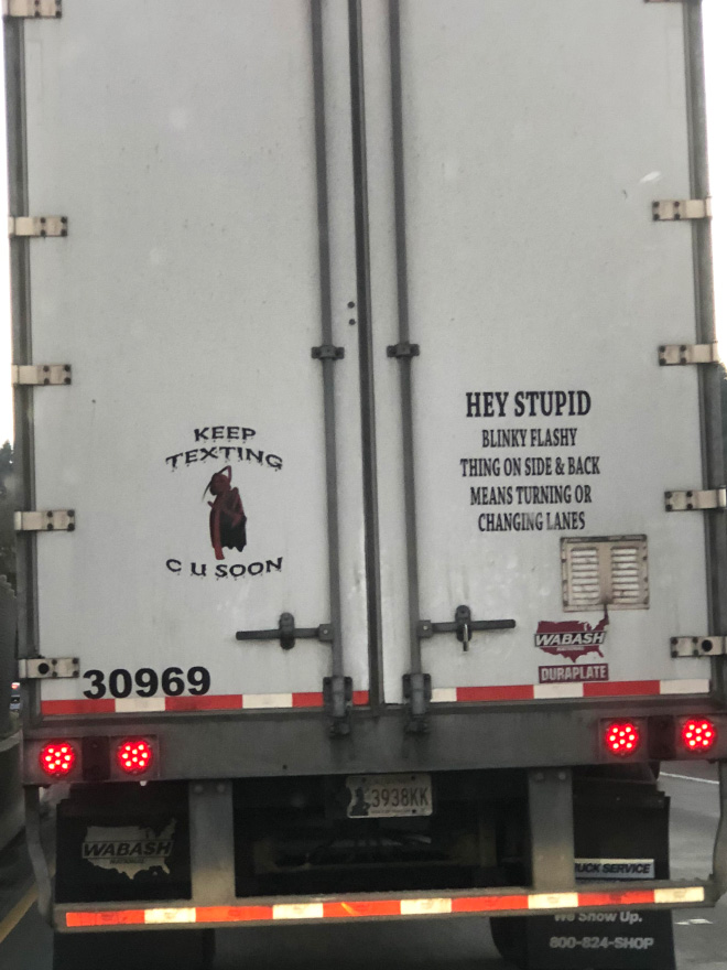 Some trucks are funnier than others...