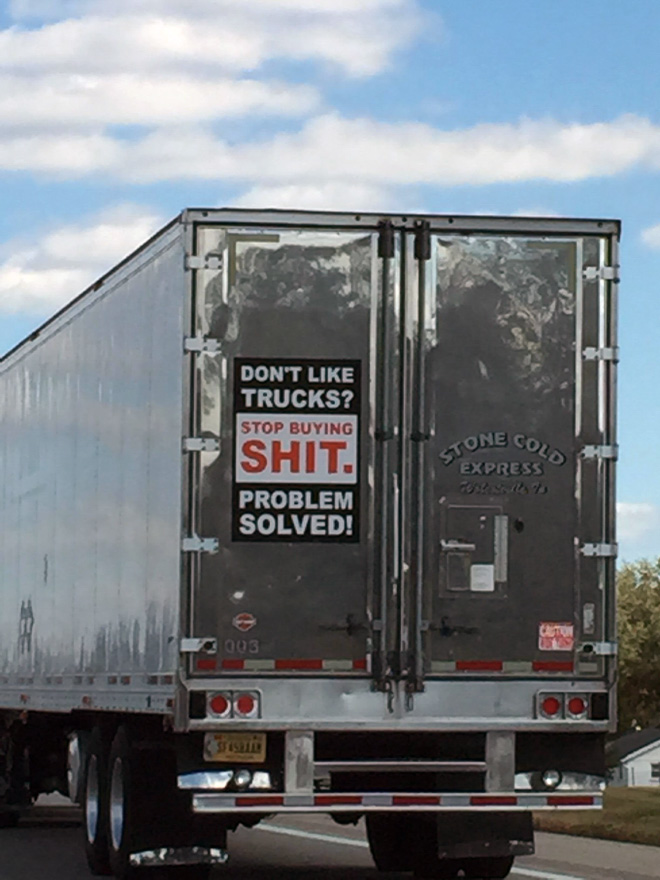 Some trucks are funnier than others...