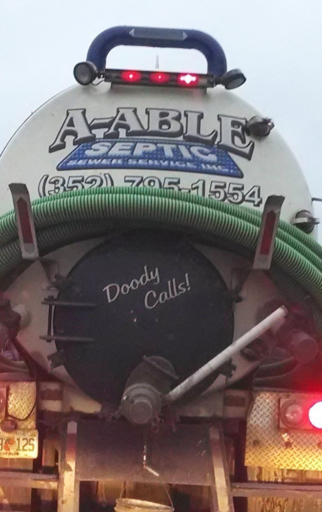 Some trucks are funnier than others...