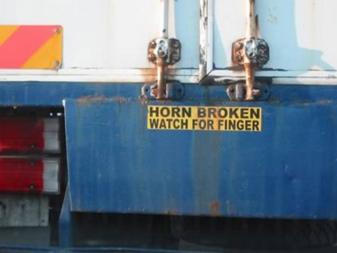 Some trucks are funnier than others...