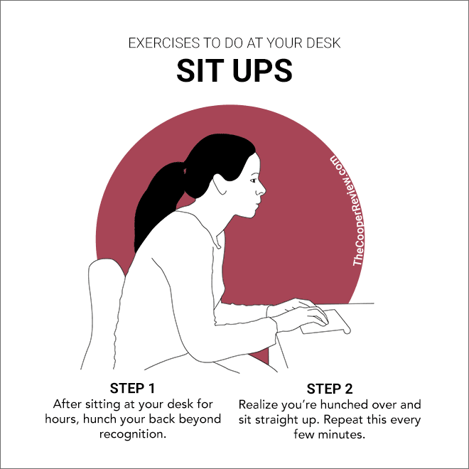 Great workout at your desk.