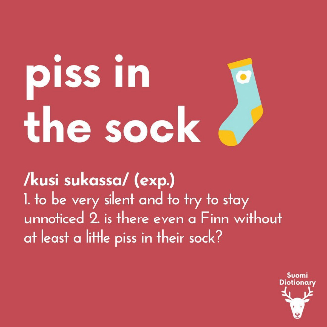 Funny Finnish saying translated.