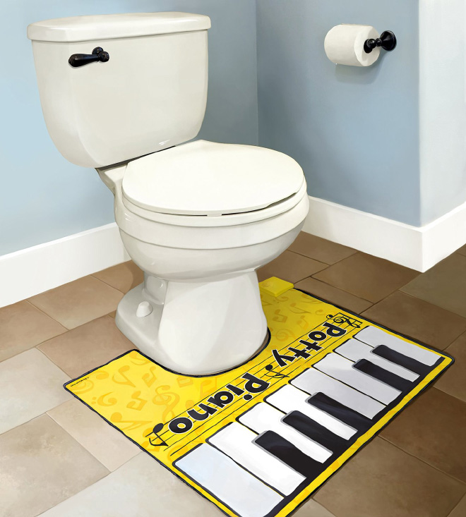 Toilet piano.