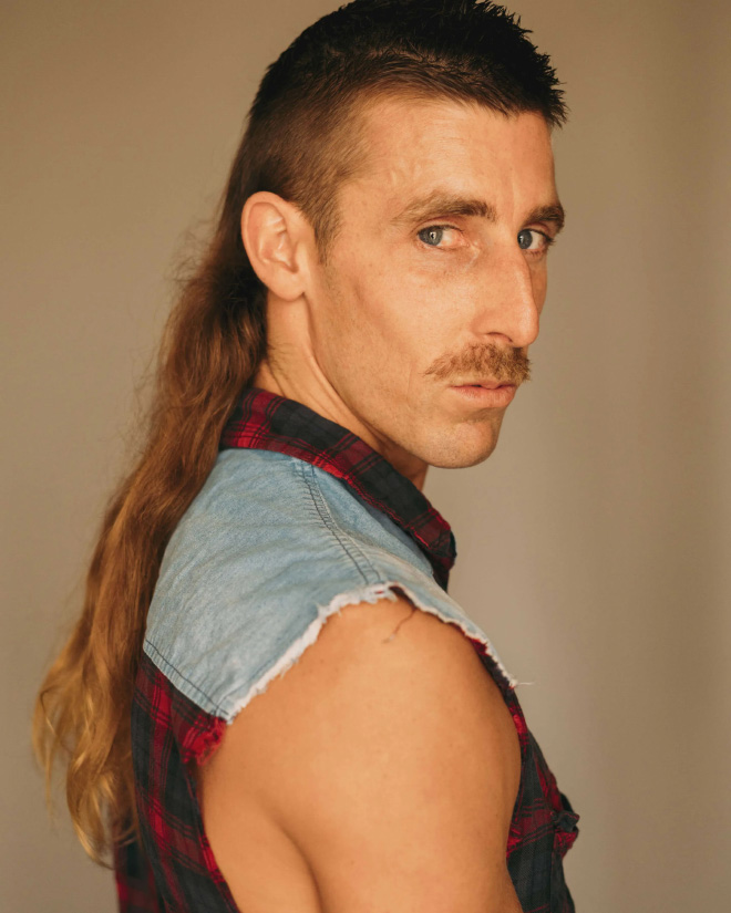 Epic mullet.