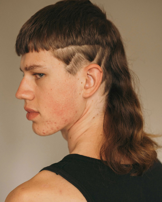 Epic mullet.