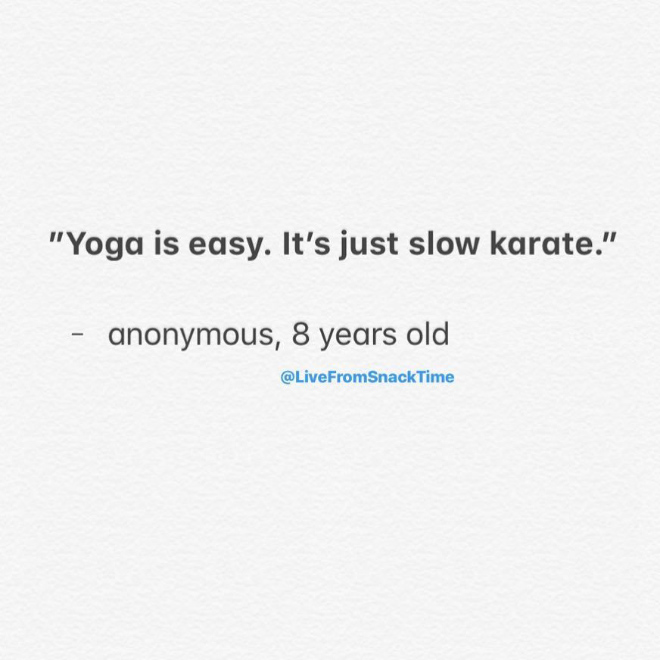 Kids say brilliant things.