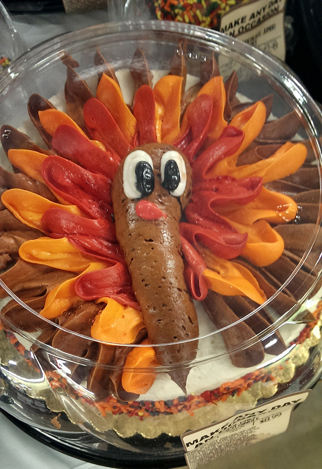 Would you eat this Thanksgiving cake?