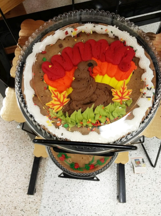 Would you eat this Thanksgiving cake?