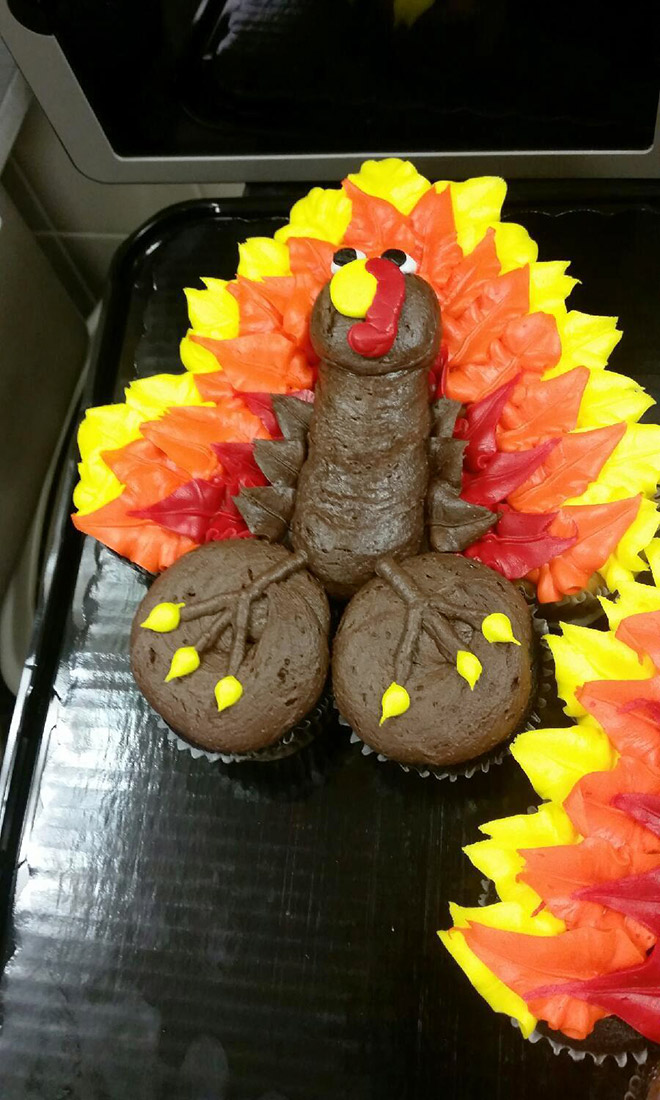 Would you eat this Thanksgiving cake?