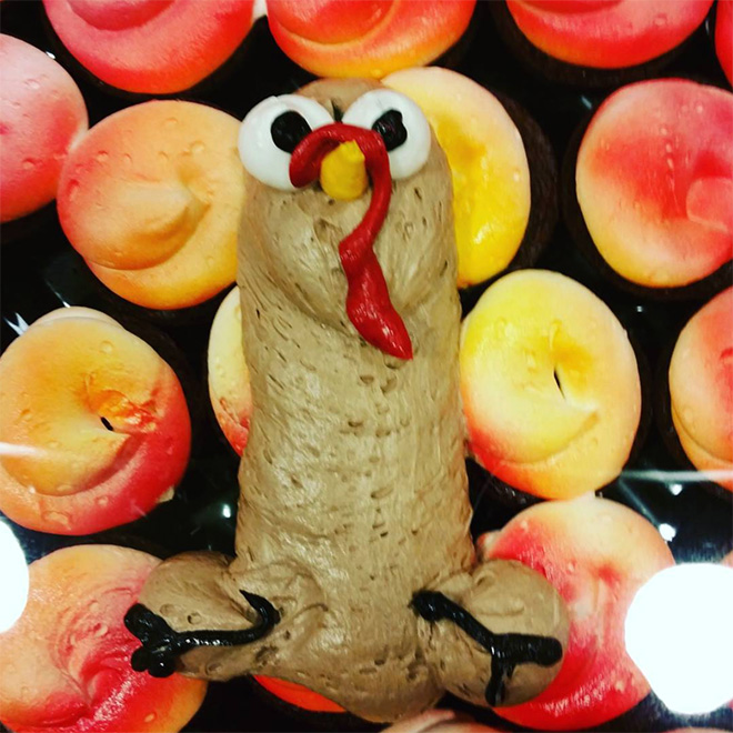 Would you eat this Thanksgiving cake?